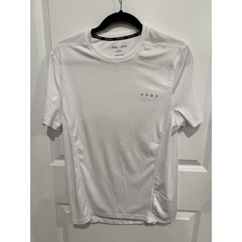 Asos Men’s 4505 Athletic White Short Sleeve Shirt Size Medium w/Pocket